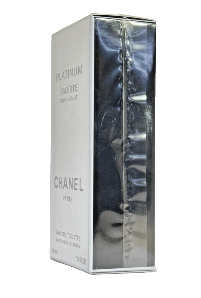 Chanel Platinum Egoiste Pour Homme 3,4 oz 100 ml eau de toilette spray para hombre Foto 2 de 4