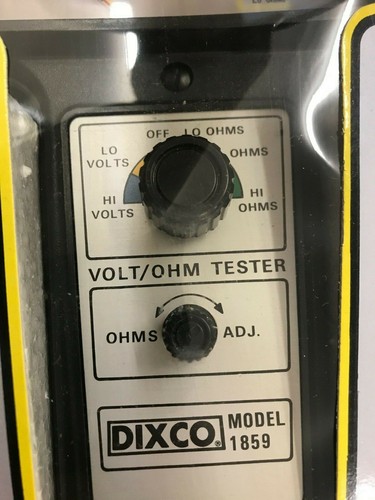 Ignittion & Battery Test 5 Function High-Low OHM VOLT Tester Dixco #1859 6-32v - Picture 6 of 6