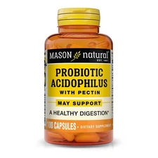Mason Natural Probiotic Acidophilus with Pectin & Calcium, Immune System Booster
