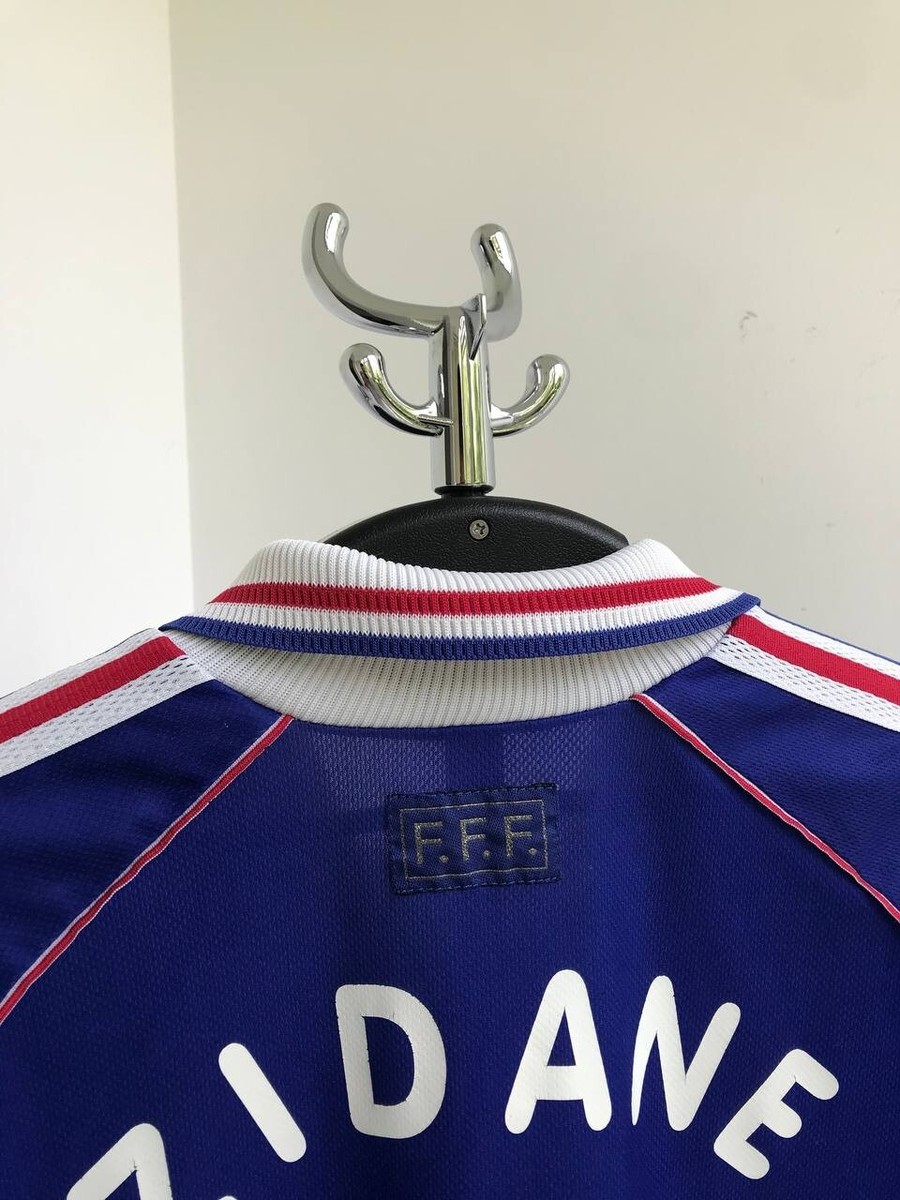 FRANCE 1998 2000 WORLD CUP HOME FOOTBALL SHIRT JERSEY ADIDAS FRANCE 1998 2000 WORLD CUP HOME FOOTBALL SHIRT JERSEY ADIDAS