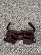 McGuire-Nicholas Tanned Leather Contractor's Apron – Heavy-Duty Tool Belt