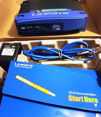 Routeur Linksys Wireless-G – Modem ADSL – Avec Transformateur – Occasion