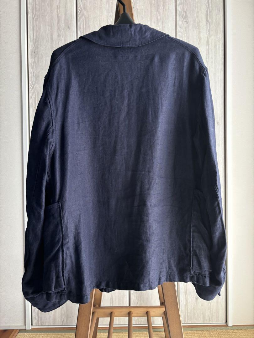 Kapital K.P.A.M Army Linen Jacket Navy Size 4 Boro Military