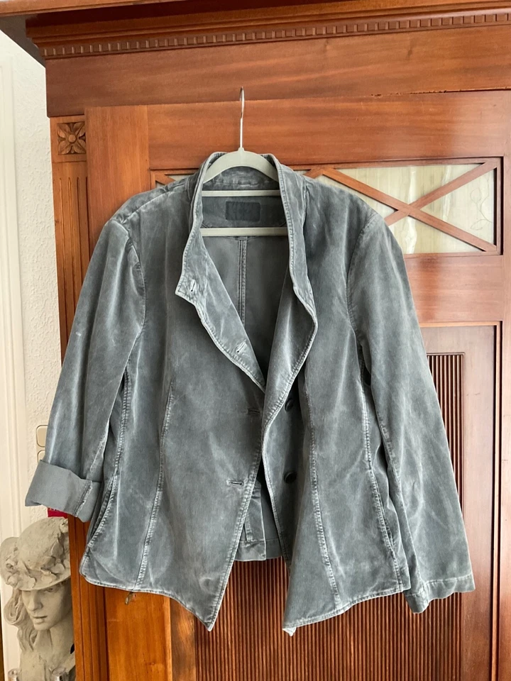 Cooler  Damencordblazer von OSKA mit  "washed" - Effekt in schwarz-grau - Bild 2 von 4