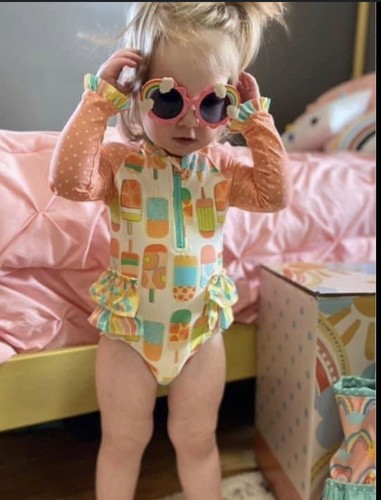 Matilda Jane DreamChasers Dancing Popsicle SwimsuitSize 12