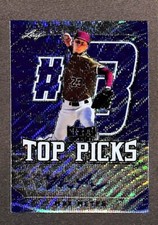 2020 Leaf Metal Draft Top Picks Blue Wave #TP-MM1 Max Meyer Auto /20