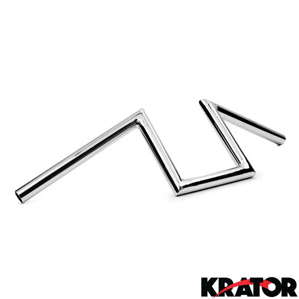 Manillar de repuesto Z Barras cromadas de 1 pulgada Zee para Suzuki Savage LS 650 Foto 2 de 4