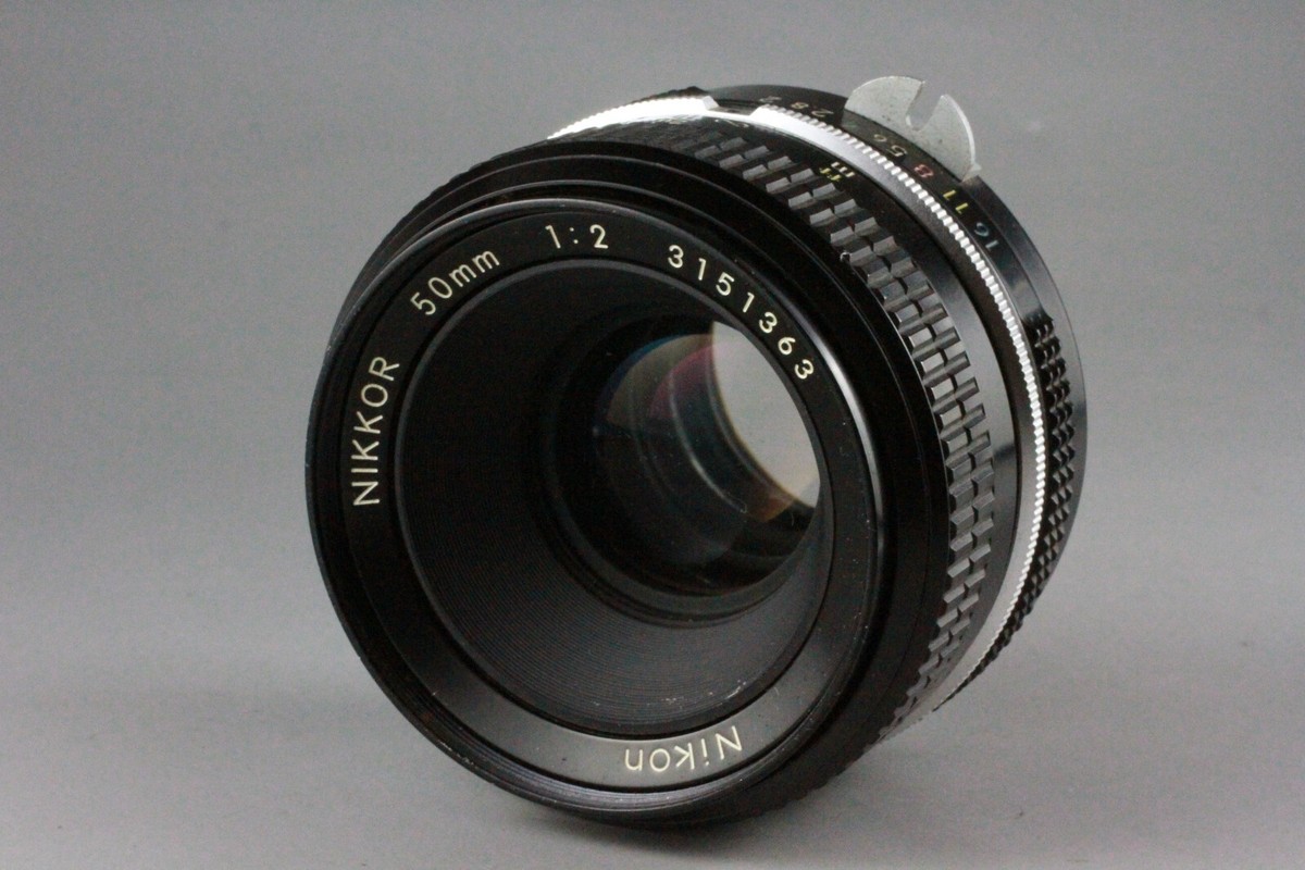 Nikon NIKKOR Non Ai 50mm f/2 MF Standard Prime Lens #363 | eBay