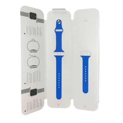 Genuine Apple Watch 38mm 40mm 41mm Series 3 4 5 6 7 8 9 SE Sport Band Capri Blue