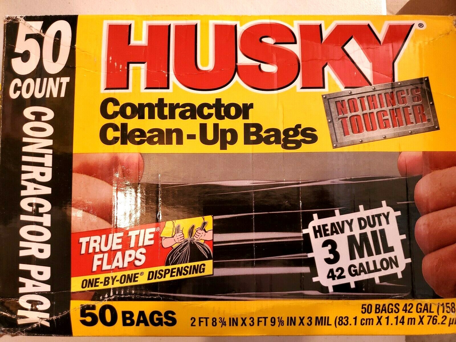 42 gallon contractor trash bolsa heavy duty garbolsae compostable husky recyclable