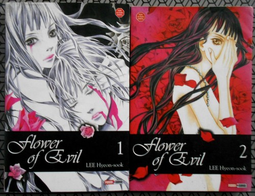 LOT de 2 MANGA FLOWER OF EVIL Tome 1 & 2 LEE Hyeon-sook VF - PANINI