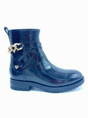 LOVE MOSCHINO Scarpa Shoes Stiefel Kokos schwarz Damen Woman Schwarz Size 38 MF_MS01N