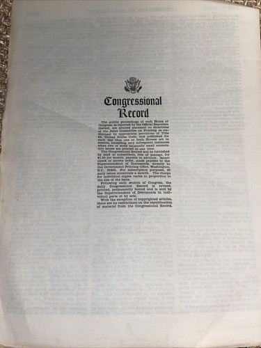 1963 Mourning Edition of the Congressional Record for John F Kennedy - Picture 3 of 5