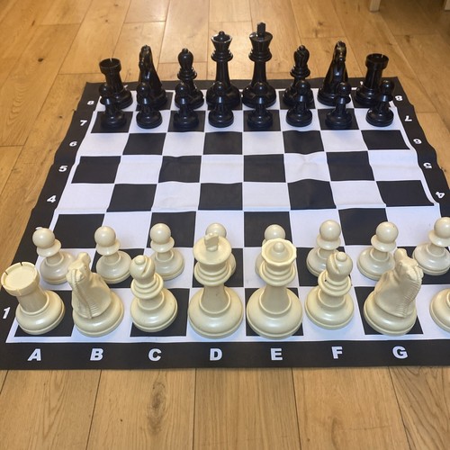 WE Games Garden Chess Set - Large 8 inch King, 35.5 inch Board - Picture 7 of 11