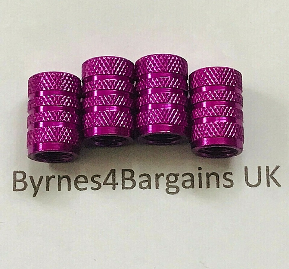 Set Of 4 Bullet-Style Aluminum Valve Stem Caps – Dustproof, Rust-Resistant, Fits All Cars & Bikes