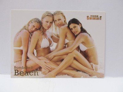 2006 SPORTS ILLUSTRATED SWIMSUIT BOMBSHELL BEACH CARD  7 OF 10 NM/MINT