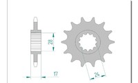 Ritzel Antriebsritzel 15-ZäHne 520-Teilung FüR Honda CBR 600 F Bj. 1997-1998