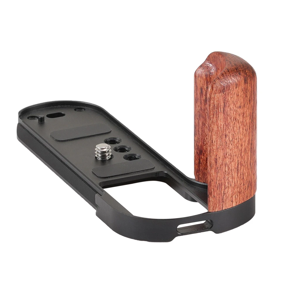  L-Bracket Wooden Grip with Quick Release Plate for Fujifilm X-T50 Camera Arca - Image 4 of 4