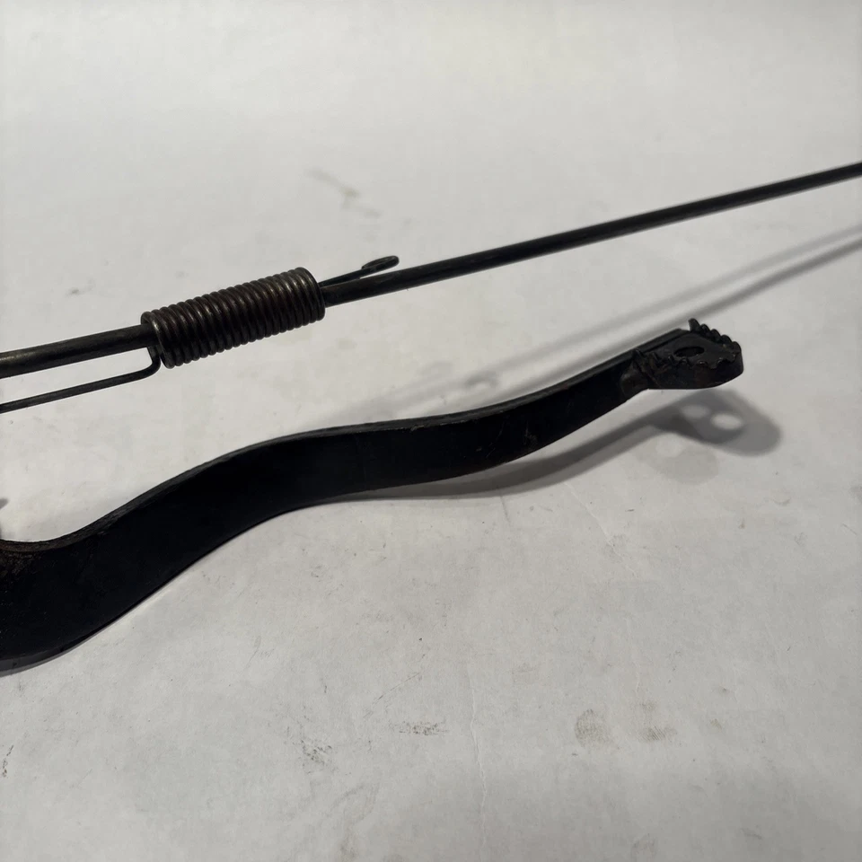 1976 Yamaha IT400 Rear Back Brake Pedal Rod IT400C IT 400 C 76 OEM Adjuster - Image 4 of 4