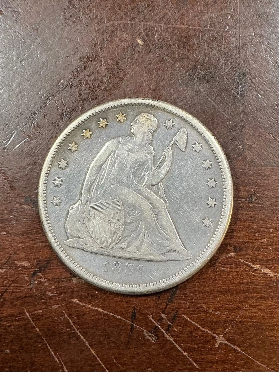 最終値下げ！アメリカ　リバティー　 1859 Year Seated Liberty US Dollars (1840-1873) for sale | eBay