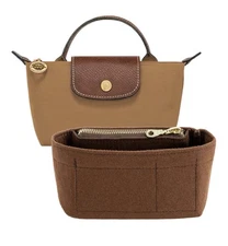 Mini Purse Organizer Insert for Longchamp Le Pliage Small Tote