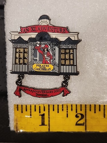 Disney Pin 52472 DLR Pirates of the Caribbean 40th Anniversary Adventure LE 1000 - Picture 5 of 8