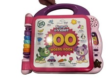 LeapFrog Scout Violet 100 Words Book Interactive Bilingual Learning Toy