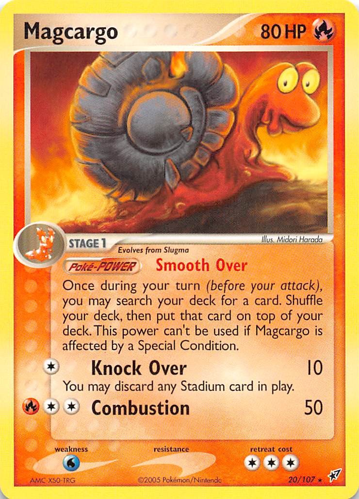 Magcargo  20/107 Rare Deoxys Pokemon NM 001733
