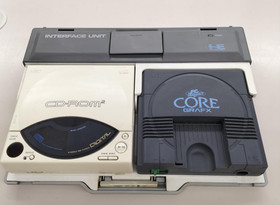 NEC PC Engine Coregrafx PI-TG3 Console + Interface Unit IFU-30 CD-ROM2 System