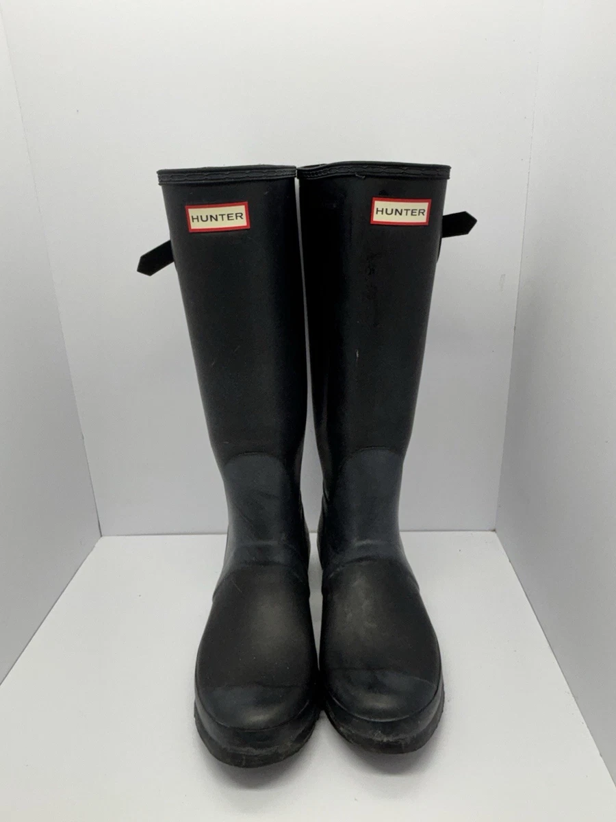 hunter boots tall black products for sale | eBay