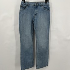 Wrangler Boys Adjustable Waist Classic Boot Denim Jeans Size 16 Regular Western