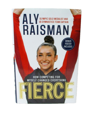 Aly Raisman Fierce signed hardcover Olympic gold medalist gymnastic captain USA