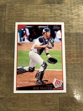 2011 Topps 60 Years of Topps #60YOT-58 Joe Mauer Minnesota Twins A92
