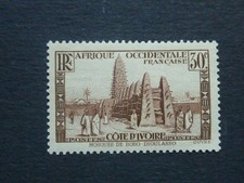 French Colony Ivory Coast 1936 MiNo.122 ** MNH