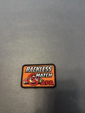     APA RACKLESS 8BALL PATCH AMERICAN POOLPLAYERS ASSOCIATION NEW   RECTANGLE