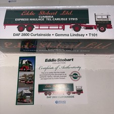 ATLAS EDITIONS EDDIE STOBART  DAF 2800 CURTAINSIDE T101 1/76 SEALED