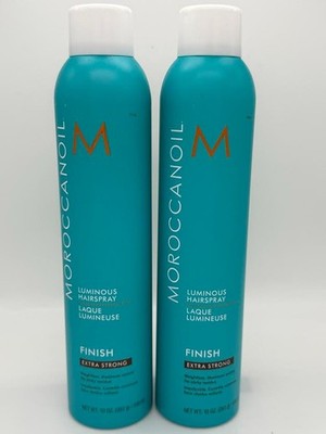 (SAME DAY SHIP) Moroccanoil Luminous Hairspray EXTRA Strong 10z (2 PACK)