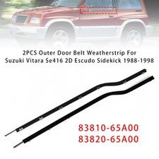 2pcs Door Belt Weatherstrip For Suzuki Vitara Se416 2d Escudo Sidekick 19881998 2pcs Door Belt Weatherstrip For Suzuki Vitara Se416 2d Escudo Sidekick 19881998