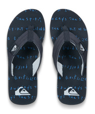 QUIKSILVER MENS FLIP FLOPS.NEW MOLOKAI LAYBACK  ARCH SUPPORT  THONGS SANDAL S26