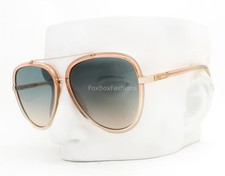 Chloe Franky Sunglasses Transparent Brownish Orange Gradient CH0129S 001 No Case