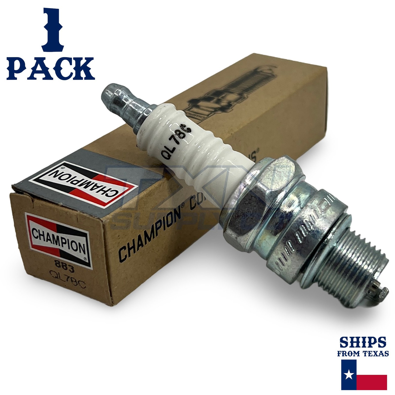 Champion 883 Copper Plus Spark Plug QL78C - 1 Pack