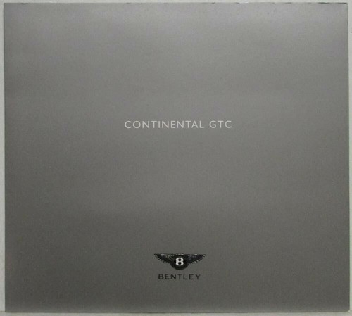 2006 Bentley Continental GTC Sales Folder