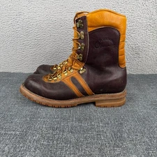 Vintage Chippewa Kush N' Kollar Shearling Lined Mountaineer Boot Men's 11.5D USA