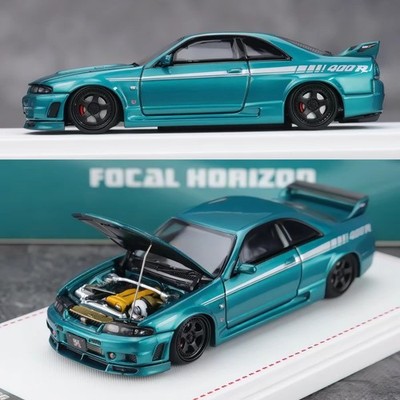 1/64 NISMO GTR 400R R33 Champion Green Limited Edition Diecast New
