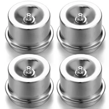 4 PCS 1.98" Axle Grease Dust Caps for 2000-3500lb Trailer Hubs Grease Fitting