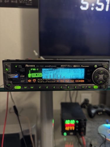 🪐🌏Pioneer DEH-P900R Old School Super Rare  Cd Player Tested🌏🪐For Repair⚠️