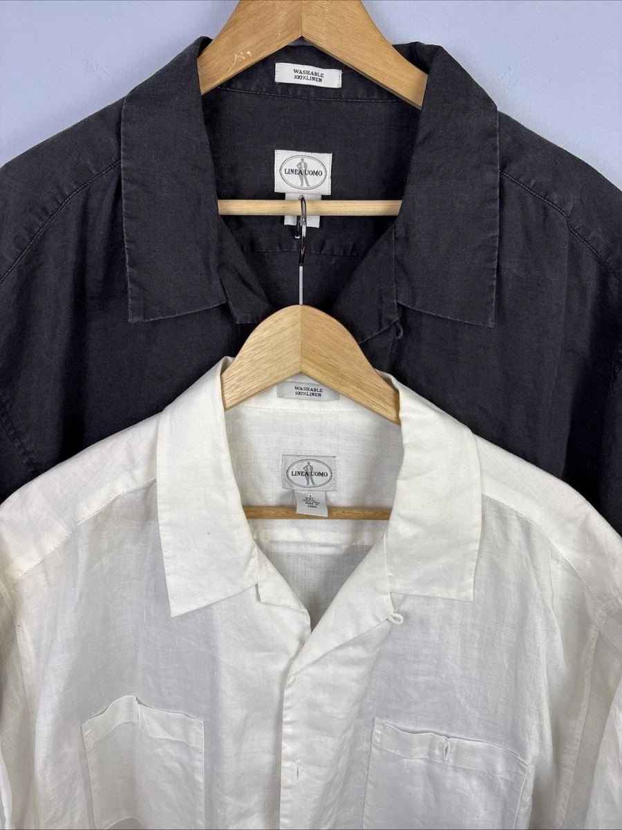 Only & Sons Onsarlo Slim Camicia Uomo In Lino E Cotone – Maniche Lunghe, Strisce, Colore Beige Scuro, Lavabile