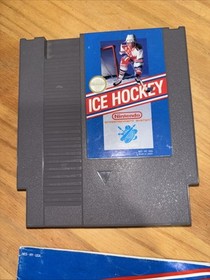 Nintendo Ice Hockey NES Game, Slipcover & Manual (Nintendo, 1988) Tested Working