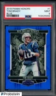 2018 Panini Honors Blue #1 Tom Brady New England Patriots 9/25 PSA 9 MINT