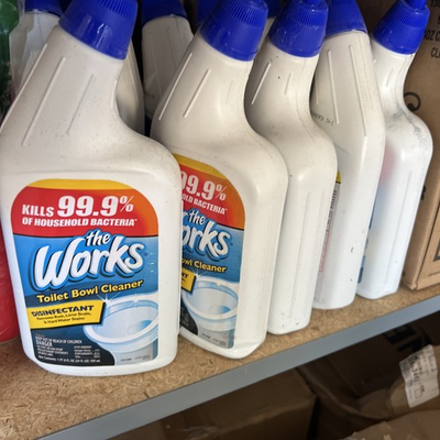 #ad 6 Pack The Works Classic Clean Toilet Bowl Cleaner 24 fl oz $12.00